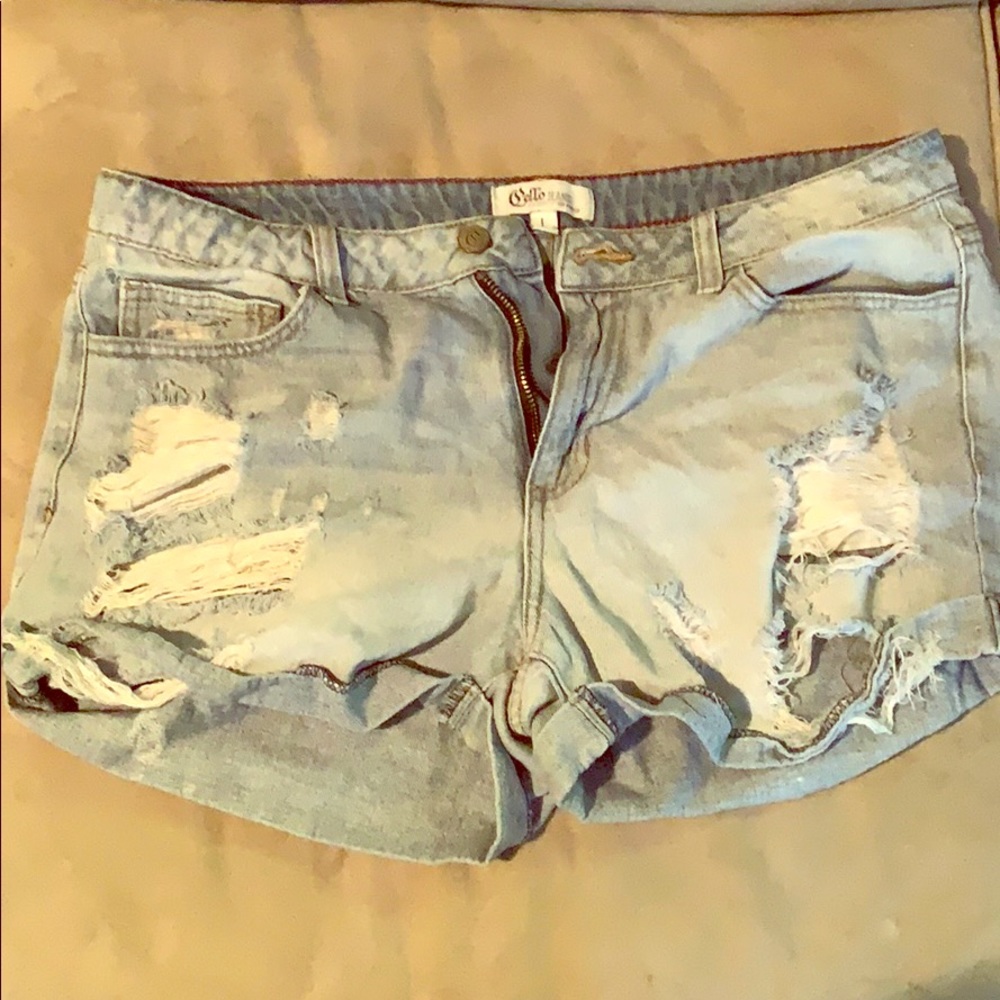 Distressed Boutique Shorts.